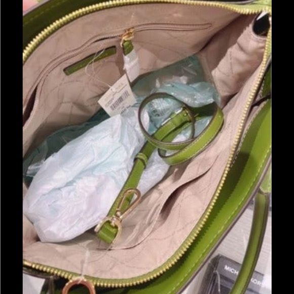 Michael Kors Satchel Hope Large Evergreen - Picture 5 of 5